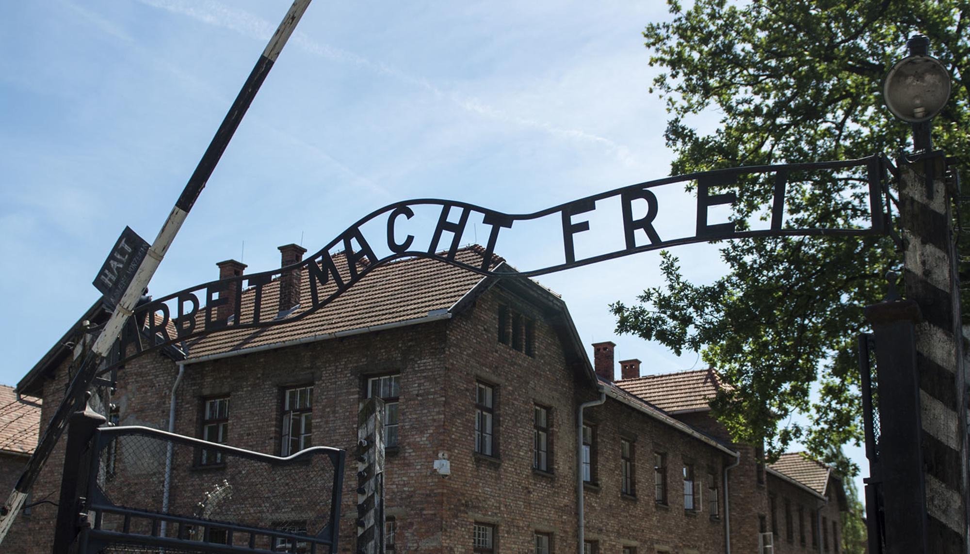 Entrada a Auschwitz